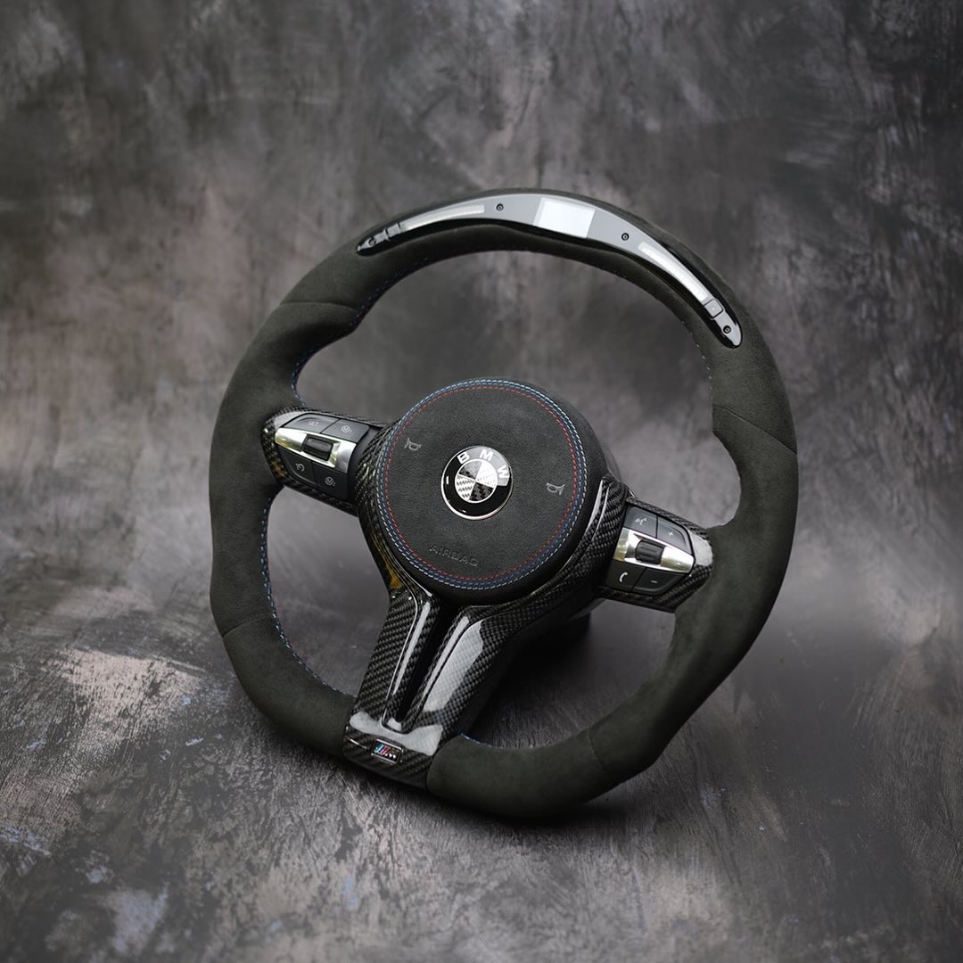 BMW Stuur Alcantara & Carbon LED