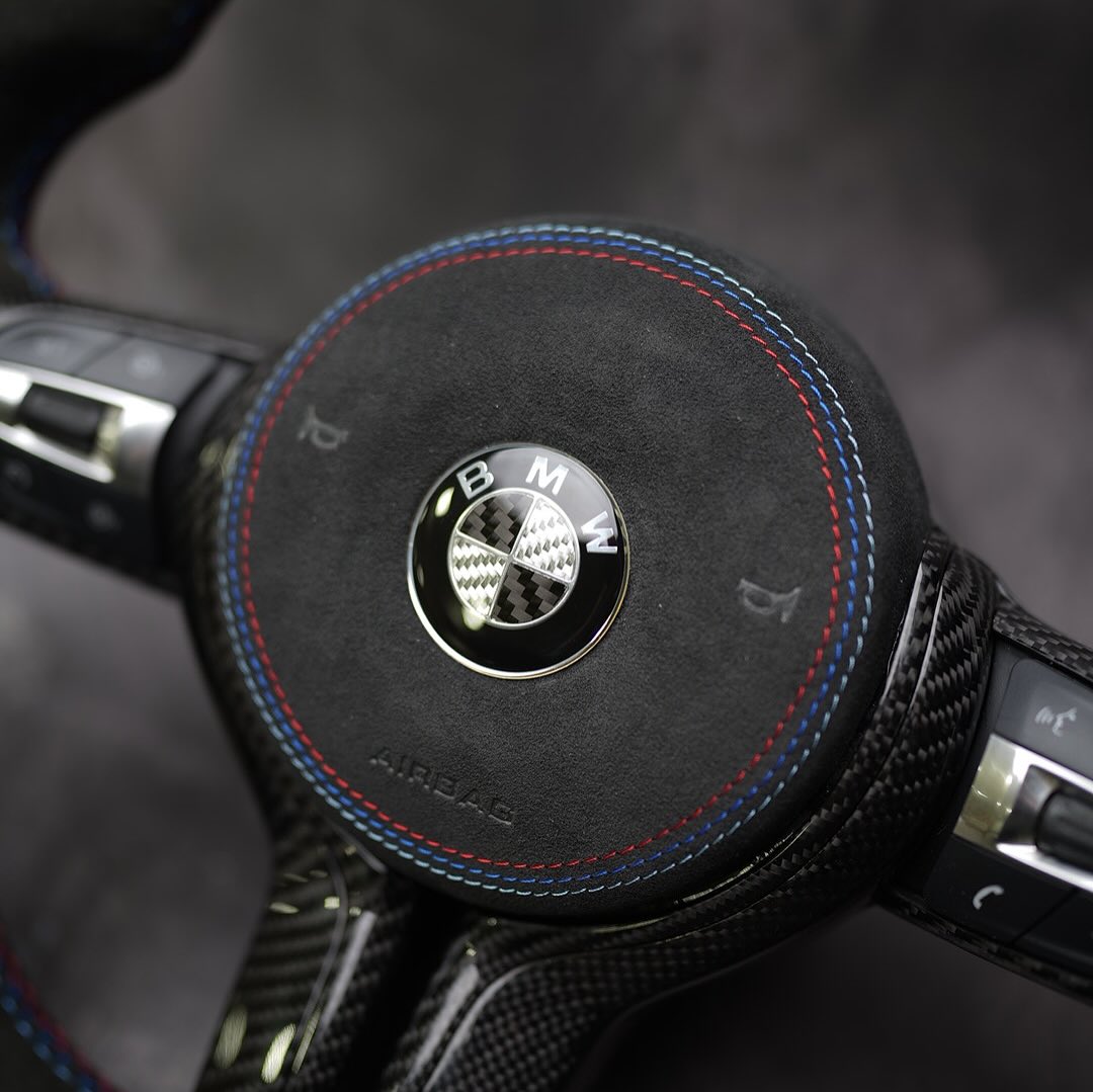 BMW Stuur Alcantara & Carbon LED